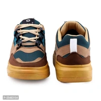 Unitedstyles π¬π§ Mens Premium Gold Asterix Beige Sneakers/ Shoes - Beige + Gold, 7