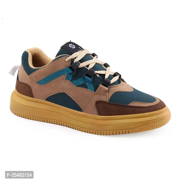 Unitedstyles π¬π§ Mens Premium Gold Asterix Beige Sneakers/ Shoes - Beige + Gold, 7