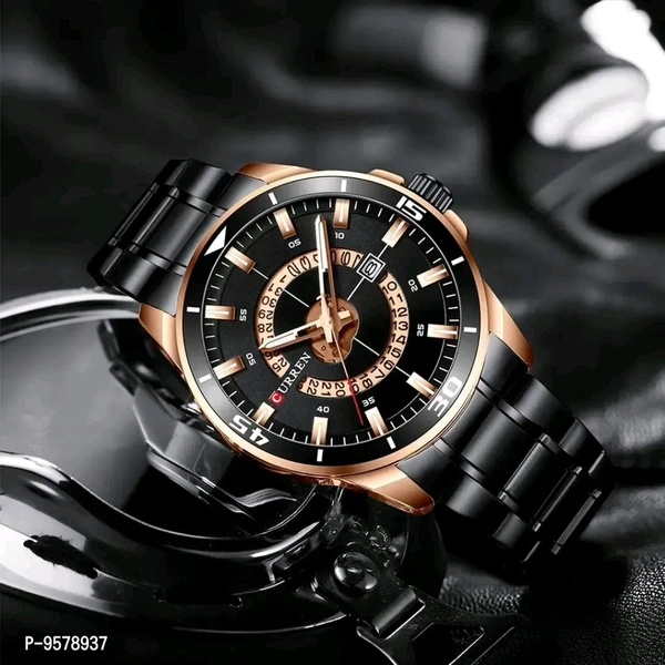 EST 🇨🇠Mens Luxury Imported Wathes - Rich Black