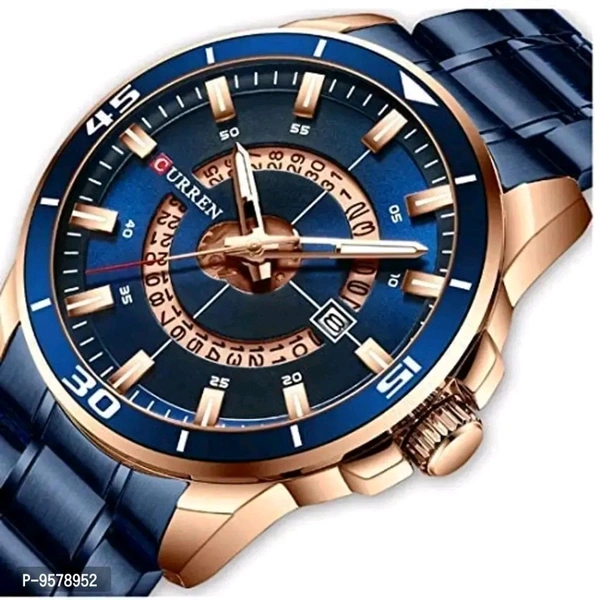 EST 🇨🇠Mens Luxury Imported Wathes - Caneticut blue