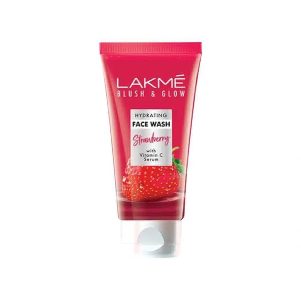 Lakme Blush & Glow Strawberry Gel Face Wash (100% Real Strawberry Extract)