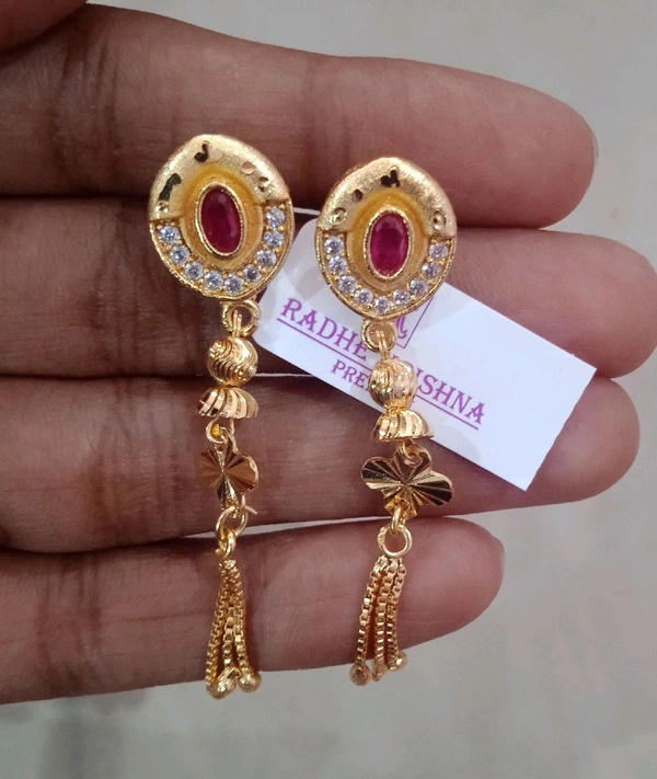 1gram Radhe Krishna Earring 16a99