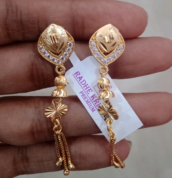1gram Radhe Krishna Earring 16a98