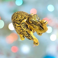 PJH Elephant (Single) - 3.5 × 2.5 × 1 Inches., White Metal