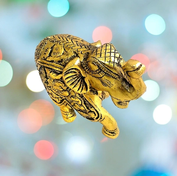 PJH Elephant (Single) - 3.5 × 2.5 × 1 Inches., White Metal