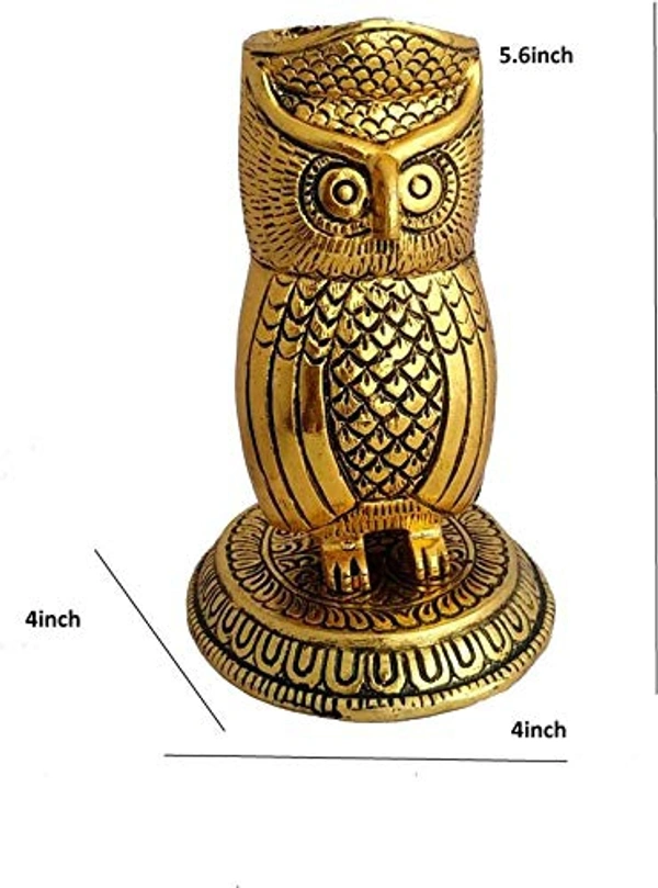 PJH Owl - White Metal, Box