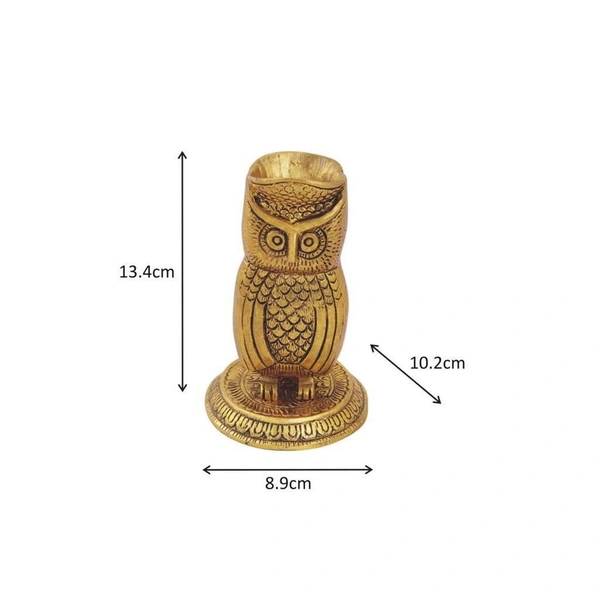 PJH Owl - White Metal, Box