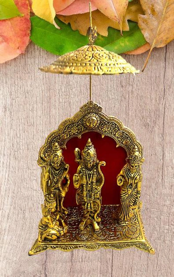 PJH Ram Darbar - White Metal, Box, Golden