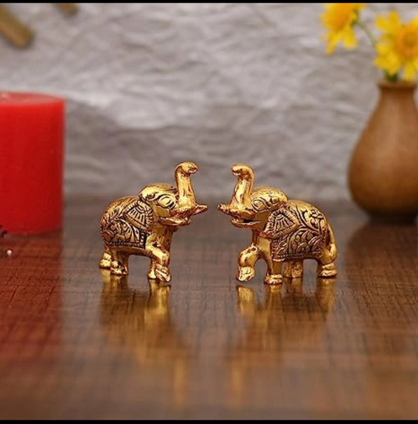 PJH Elephant (Single) - 3.5 × 2.5 × 1 Inches., White Metal