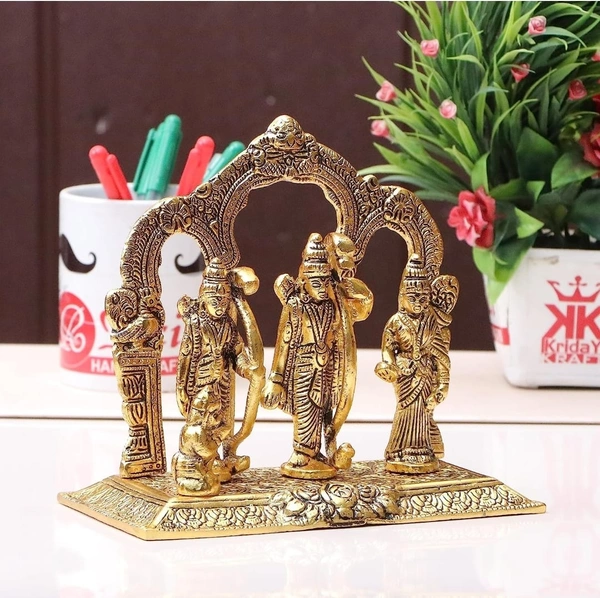 PJH Ram Darbar  - White Metal, 450 Gms., Golden