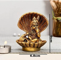 PJH Seep Ladu Gopal - 9 × 6.8 cms., White Metal, 150 Gms.
