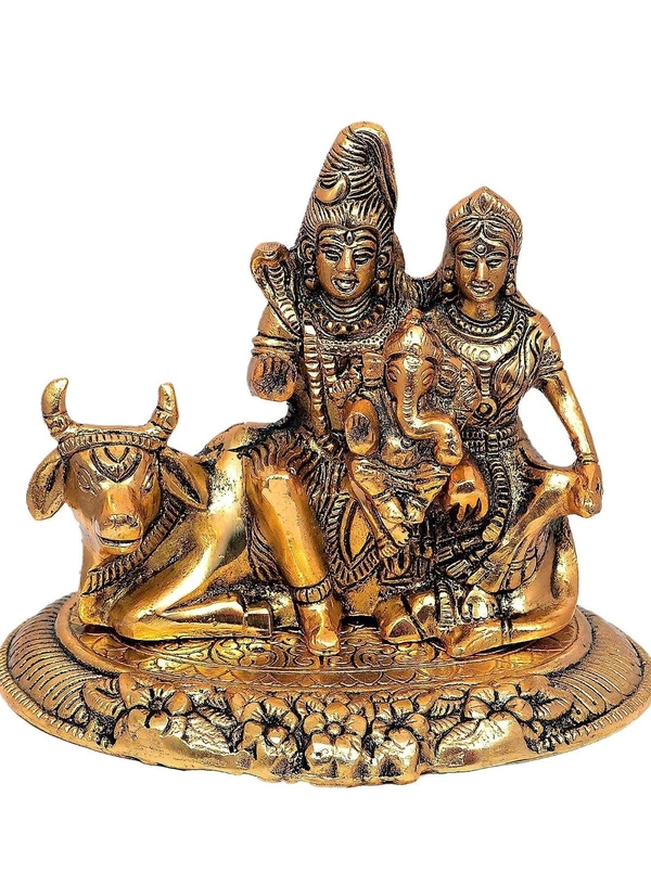 PJH Shiv Parivar  - White Metal (Aluminium), 540 Gms.