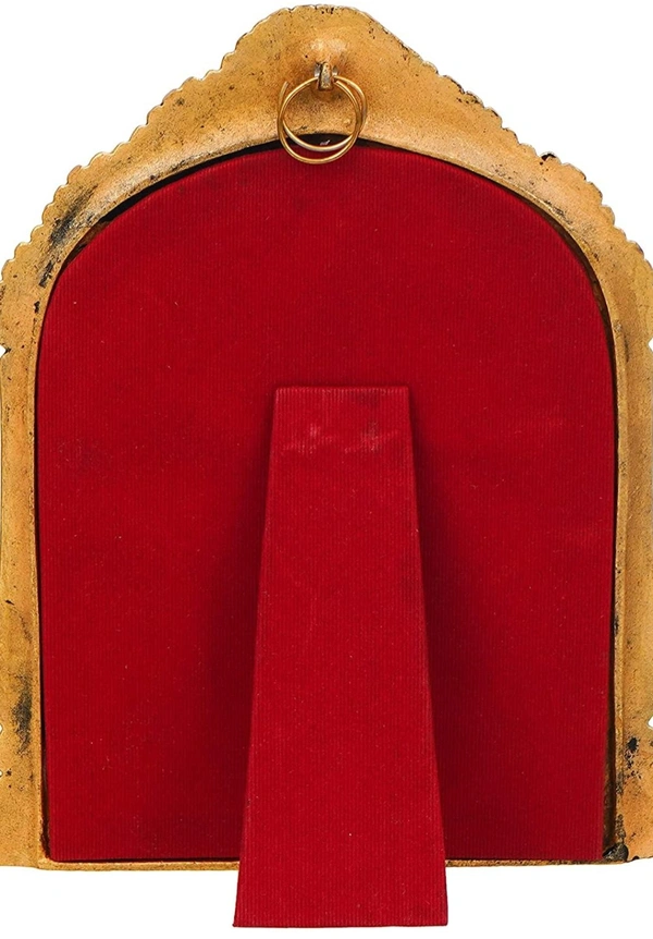 PJH Hanuman - 7 × 8.5 inches., White Metal, Box, Golden