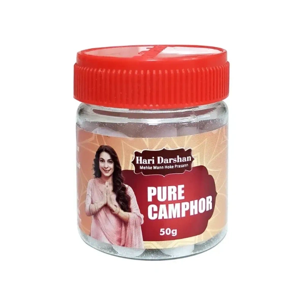 Hari Darshan Pure Camphor -Creates Divine Atmosphere at Home (50 Gms.), Pack of 3
