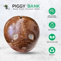 PJH Piggy Bank - Coconut Shell