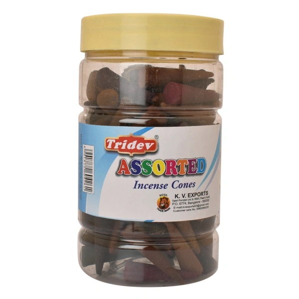Tridev Incense Cones - Assorted