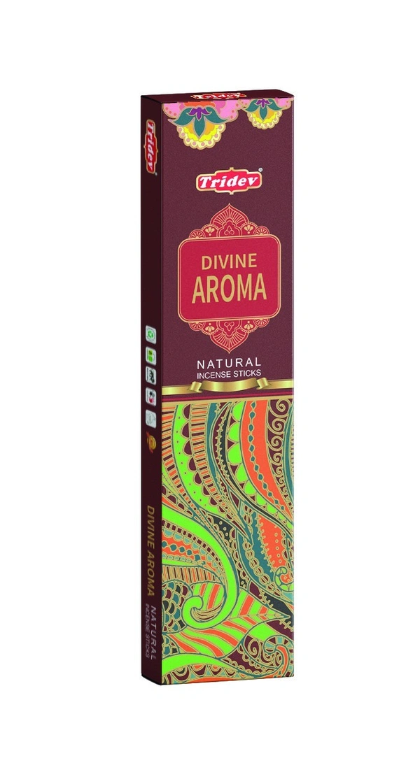 Tridev Incense/Agarbatti - Divine Aroma, Royal Series
