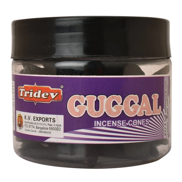 Tridev Incense Cone - Guggal