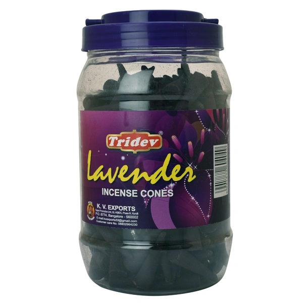 Tridev Incense Cone - Lavender