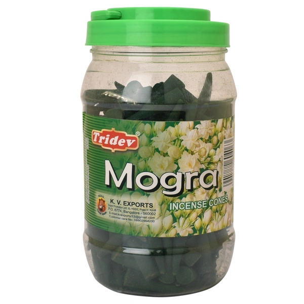 Tridev Incense Cones - Mogra