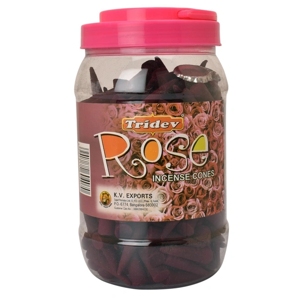 Tridev Incense Cones - Rose