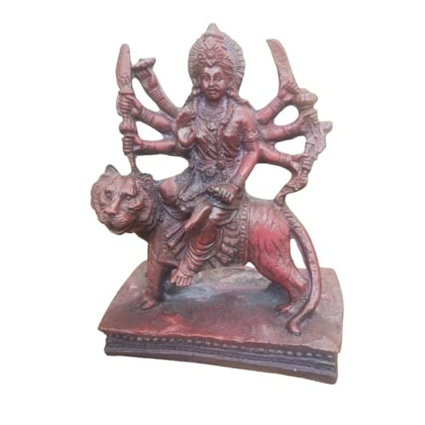 PJH "Beautiful Polyresin Mata Idol for Home Temple and Decor |Spiritual Gift for Festivals and Pooja" - L 6 x B 3 x H 7 Inch, Polyresin, 760 gms., Box