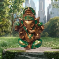 PJH Ganesh - L 2.5 x B 1 x H 3.1 Inches, Polyresin, Box