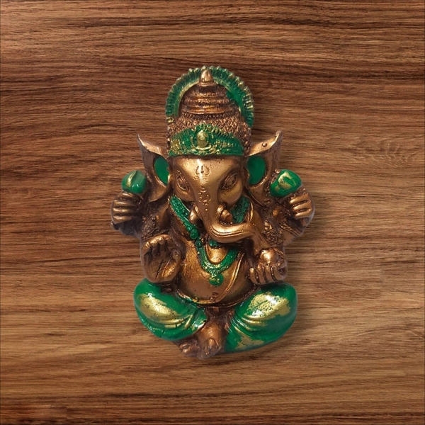 PJH Ganesh - L 2.5 x B 1 x H 3.1 Inches, Polyresin, Box