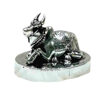 PJH 925 Silver Kamadhenu Cow & Calf Idol – Symbol of Prosperity, Purity & Divine Blessings | Key Characteristics of Wealth, Nurturing & Religious Significance