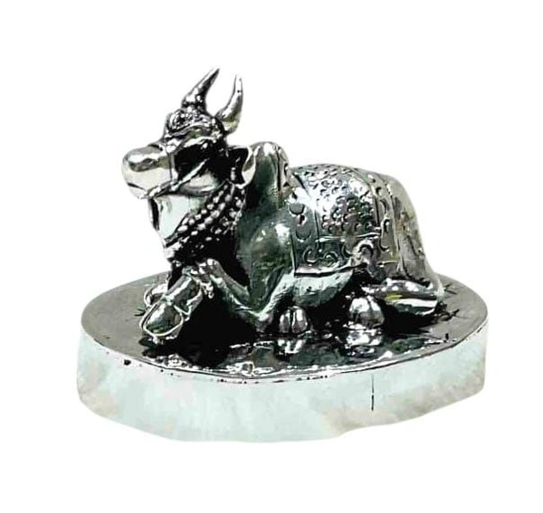 PJH 925 Silver Kamadhenu Cow & Calf Idol – Symbol of Prosperity, Purity & Divine Blessings | Key Characteristics of Wealth, Nurturing & Religious Significance