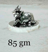 PJH 925 Silver Kamadhenu Cow & Calf Idol – Symbol of Prosperity, Purity & Divine Blessings | Key Characteristics of Wealth, Nurturing & Religious Significance