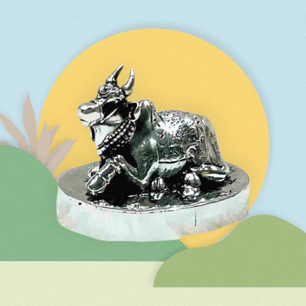 PJH 925 Silver Kamadhenu Cow & Calf Idol – Symbol of Prosperity, Purity & Divine Blessings | Key Characteristics of Wealth, Nurturing & Religious Significance