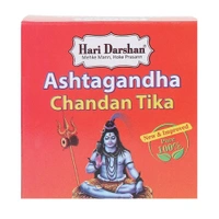 Hari Darshan Ashtagandha Chandan Powder Tika/Tilak- for religious ceremony - 60g, Pack of 4