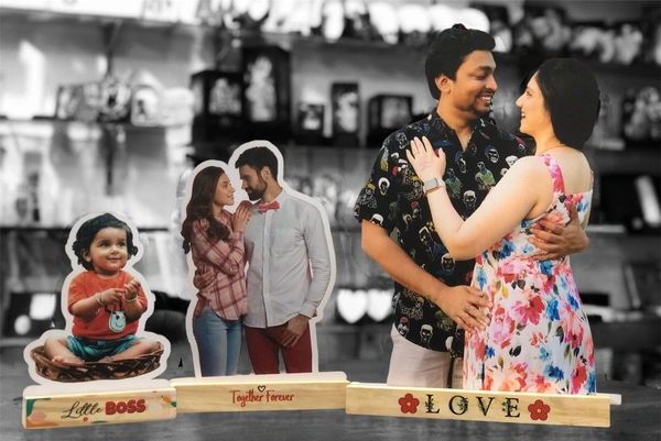 Wooden Cutouts with Mdf Base - 6 x 8 Size