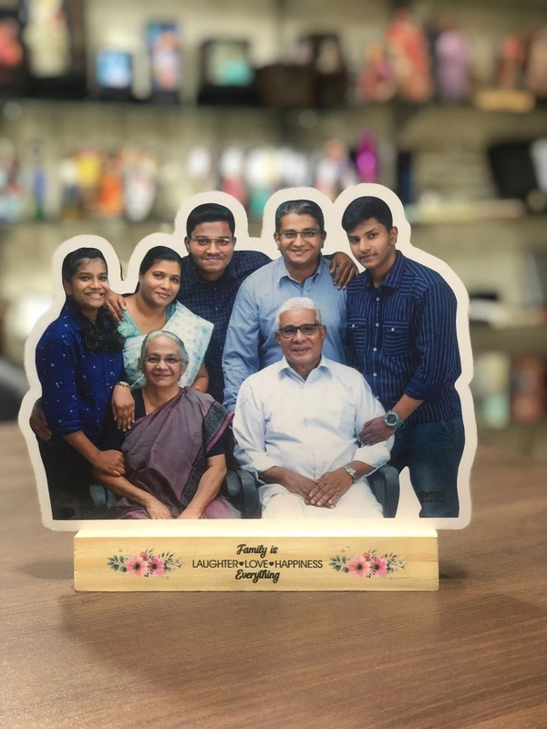 Wooden Cutouts with Mdf Base - 6 x 8 Size