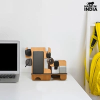 Desk Organizer (5 in 1) with Mobile Stand thoughtful gifts for men anniversary, birthday gift for brother, boyfriend gifts for him