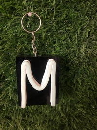 Neon Keychain with Alphabets