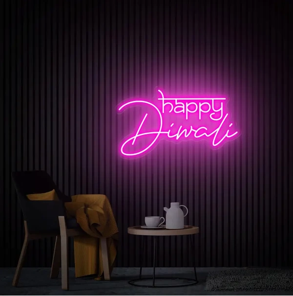 Happy Diwali Neon