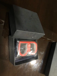 Neon Keychain with Alphabets