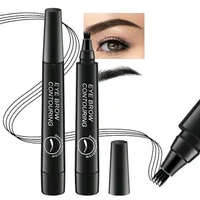 4 Point Eyebrow Pencil Black,Waterproof #05 Black
