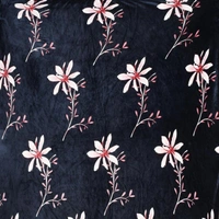 Blue Warm Double Bed Woollen & Velvet Fitted Bedsheet