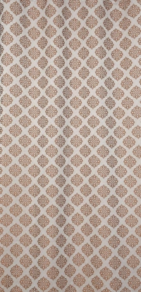 Panipat Textile Hub Polyester Eyelet Brown jacquard curtains Pack of 2 - Long Door (4x9 Feet)