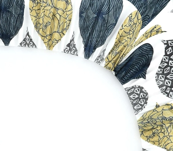 Green Warm Double Bed Woollen & Velvet Fitted Bedsheet