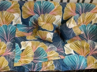 Panipat textile Hub 180 TC Microfiber Super Soft 5 pc Double Bedsheet with 2 Pillow cover or 2 cushion cover with filler - Double