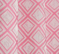 Panipat Textile Hub Polyester Eyelet Pink jacquard curtains Pack of 2 - Door (4x7 Feet)