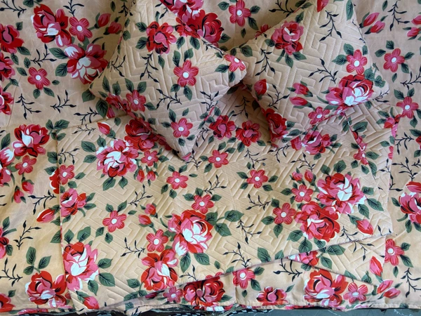 Panipat textile Hub 180 TC Microfiber Super Soft 5 pc Double Bedsheet with 2 Pillow cover or 2 cushion cover with filler - Double