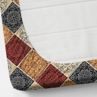 Panipat textile Hub 180 TC Microfiber Super Soft Fitted (Elastic) Double Bedsheet with 2 Pillow cover - Double