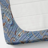 Panipat textile Hub 180 TC Microfiber Super Soft Fitted (Elastic) Double Bedsheet with 2 Pillow cover - Double