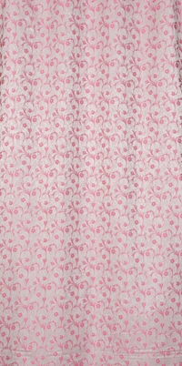 Panipat Textile Hub Polyester Eyelet Pink jacquard curtains Pack of 2 - Door (4x7 Feet)