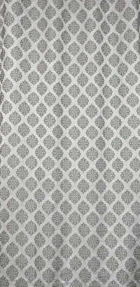 Panipat Textile Hub Polyester Eyelet Grey jacquard curtains Pack of 2 - Long Door (4x9 Feet)